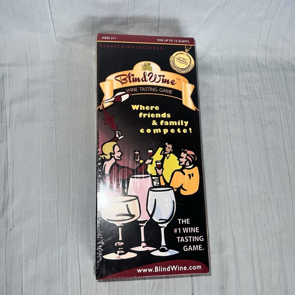 Blind Wine Tasting Quiz Game Up to 6 Couples Fun Hosting Party Game Sealed NIP - Picture 1 of 12